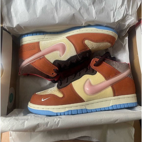 Nike Dunk Mid Social Status Chocolate Milk - Picture 9 of 11